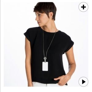 COPY - Brighton badge clip necklace